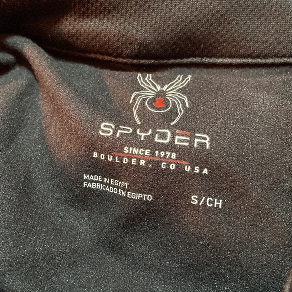 Spyder Women’s Black Pullover Zip Mock Neck Running Activewear Top. - Picture 5 of 8